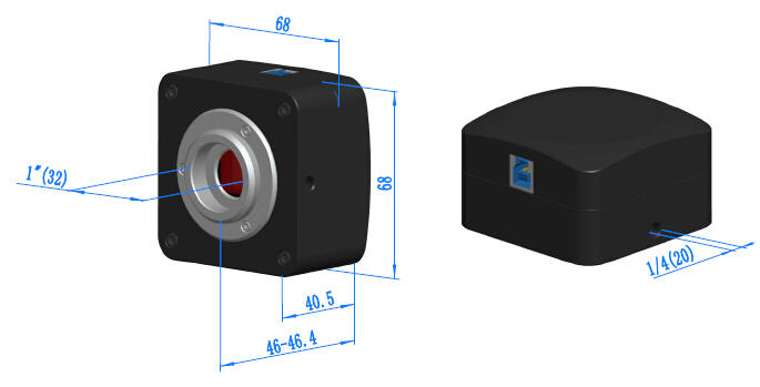 E3CMOS Camera Dimension